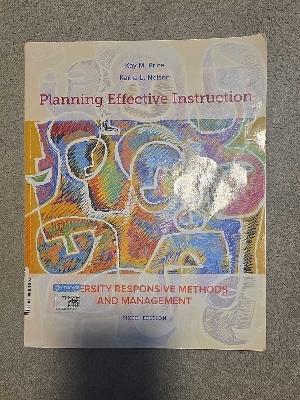 Planning Effective Instruction Textbook - Multicolor Cover